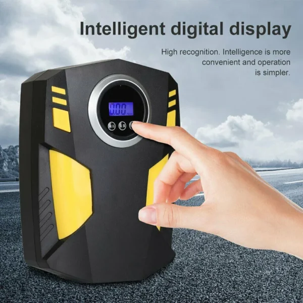 Digital Car Tyre Inflator Pump Portable 150PSI Air Compressor LED Light - Image 7