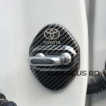 Toyota Door Lock Protect Cover Carbon 4pce