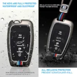 Toyota Prius, C-HR Metal with silicone Key Cover - Image 2