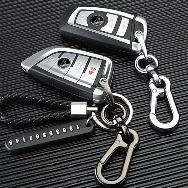 Mobile Number with Key Ring Keychain for Car and Motorbike - Image 3