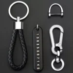 Mobile Number with Key Ring Keychain for Car and Motorbike - Image 2
