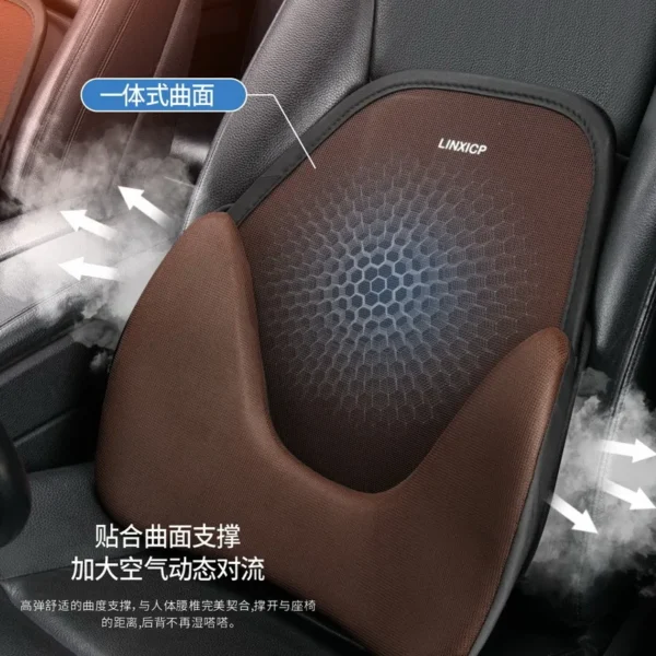 Car Lumber Support Coushion Pillow - Image 2