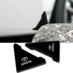 Car Door Corner Protector Black 60x45mm Car Door Corner Edge Guards Anti Opening Collision Scratch Proof Cartoon 2pcs - Image 2
