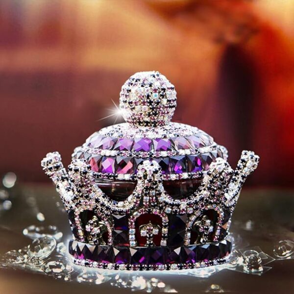Crystal Crown Car Air Freshener – Crystal Car Fragrance  with Refreshing Smell - Image 3