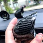 Carbon Fiber Clock for Car Dashboard - Image 3