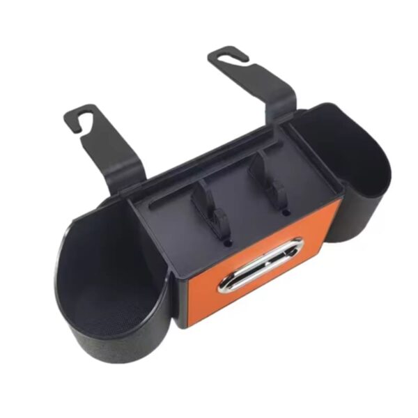 Car Back Seat Tissue Box Holder – 3-in-1 Multi-Functional Organizer for Tissue box, Drink Holder, And Hook - Image 8