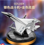 Fashion Car Air Freshener Natural Solar Powered Long-lasting Car Fragrance Diffuser Fighter Aeroplane Perfume - Image 6