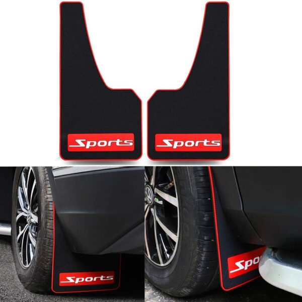 Car Silicon Rubber Mudguard 4PCS – Universal Fit, Flexible Design and Long-Lasting Performance Status: In Stock - Image 1