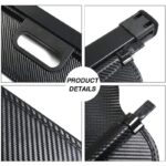 Car Trunk Cargo Cover for Car Retractable Rear Trunk Security Cover Shielding Shade Black - Image 6