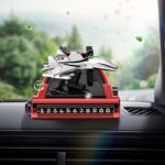 4 in 1 Airplane Shape, Car Air Freshener, Phone Holder , Parking License Plate Safety