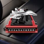 4 in 1 Airplane Shape, Car Air Freshener, Phone Holder , Parking License Plate Safety - Image 5