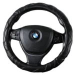 Universal Car Faux Leather Steering Wheel Cover Polyhedron Steering Cover Environmentally Friendly Protection for Steering Wheel - Image 2