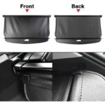 Car Trunk Cargo Cover for Car Retractable Rear Trunk Security Cover Shielding Shade Black - Image 7