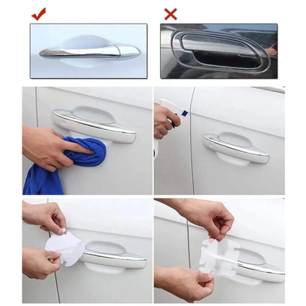 8 Pcs Universal Silicone Door Handle Cover - Image 9