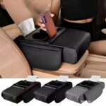 Car Armrest Cup and Phone Holder with Tissue box - Image 4