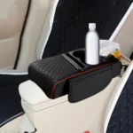 Car Armrest Cup and Phone Holder with Tissue box