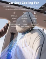 Car Seat Cooling Fan – Stay Cool and Comfortable While Driving - Image 2