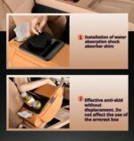 Car Armrest Cup and Phone Holder with Tissue box - Image 6