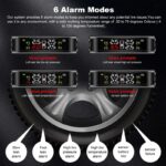 TPMS Car Tire Pressure Monitoring With Clock System – Solar-Powered for Safety & Energy-Efficient Real-Time Monitoring - Image 3
