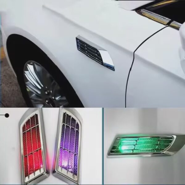 2pcs Car Solar Flashing LED Warning Lights Universal Adjustable Automotive Parking Rearing Warning Light Car Styling Accessories - Image 1