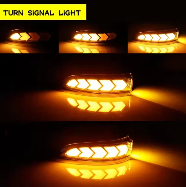 Dynamic Amber LED Mirror Light For Premio /ALLION - Image 2