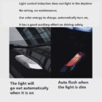 2pcs Car Solar Flashing LED Warning Lights Universal Adjustable Automotive Parking Rearing Warning Light Car Styling Accessories - Image 6