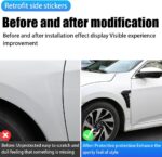 Carbon Fiber Look Car Side Fender - Image 4