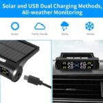TPMS Car Tire Pressure Monitoring With Clock System – Solar-Powered for Safety & Energy-Efficient Real-Time Monitoring - Image 5