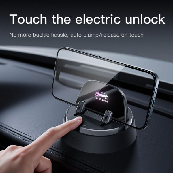 Touch Adjustable Phone Holder 360° Rotating A11 One-Handed – Foldable for Car & Desk - Image 5