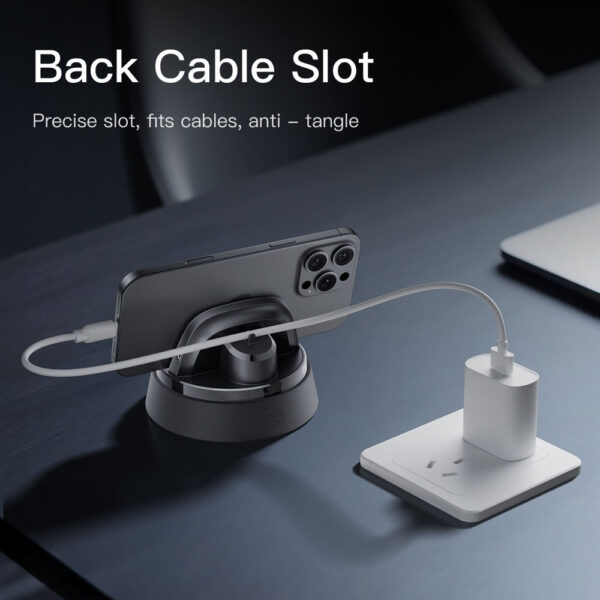 Touch Adjustable Phone Holder 360° Rotating A11 One-Handed – Foldable for Car & Desk - Image 4