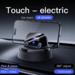 Touch Adjustable Phone Holder 360° Rotating A11 One-Handed – Foldable for Car & Desk - Image 2