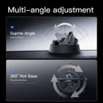 Touch Adjustable Phone Holder 360° Rotating A11 One-Handed – Foldable for Car & Desk - Image 3