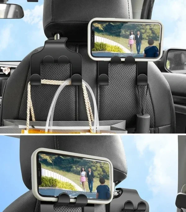 Car Seat Hook Multifunctional Phone Holder - Image 2