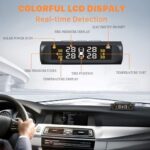 TPMS Car Tire Pressure Monitoring With Clock System – Solar-Powered for Safety & Energy-Efficient Real-Time Monitoring - Image 6