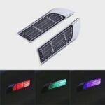 2pcs Car Solar Flashing LED Warning Lights Universal Adjustable Automotive Parking Rearing Warning Light Car Styling Accessories - Image 4