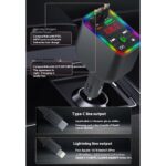 Super Fast Car Charger with Retractable Bluetooth Transmitter 4 in 1 | Wireless Audio & Hands-Free Calls - Image 6