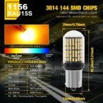 Rainproof Turn Signal Lights -2pcs set Car Indicator Lights Safety and Visibility - Image 2