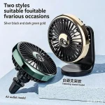 Mini car fan,USB cooling fan 3 adjustable powerful speeds - Image 2