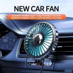 Mini car fan,USB cooling fan 3 adjustable powerful speeds