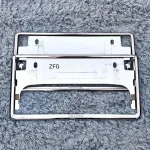 ABS Plastic Number Plate Frame Chrome (2Pcs) - Image 2